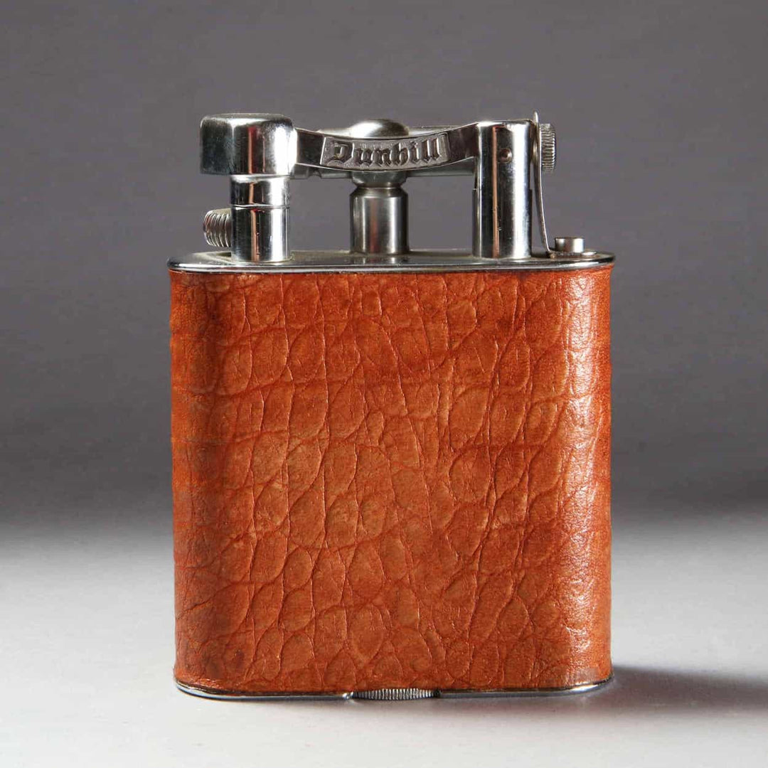 Dunhill Giant Chrome & Leather Lighter