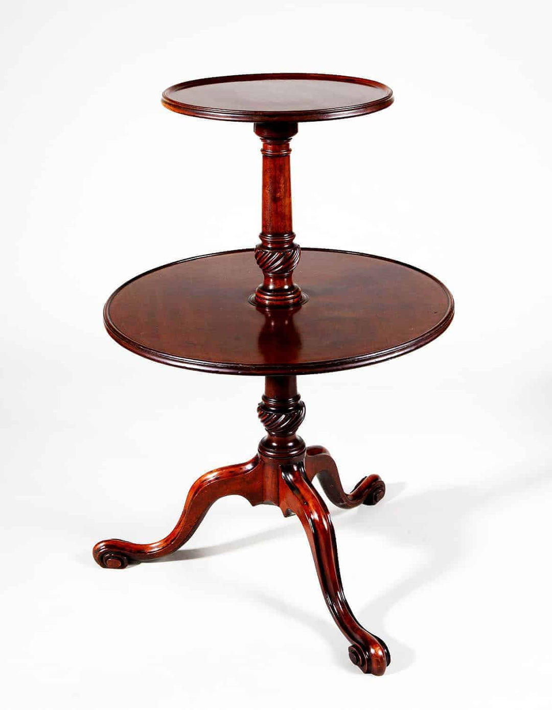 18th Century Chippendale Dumb Waiter - George III Mahogany Dumb Waiter Table
