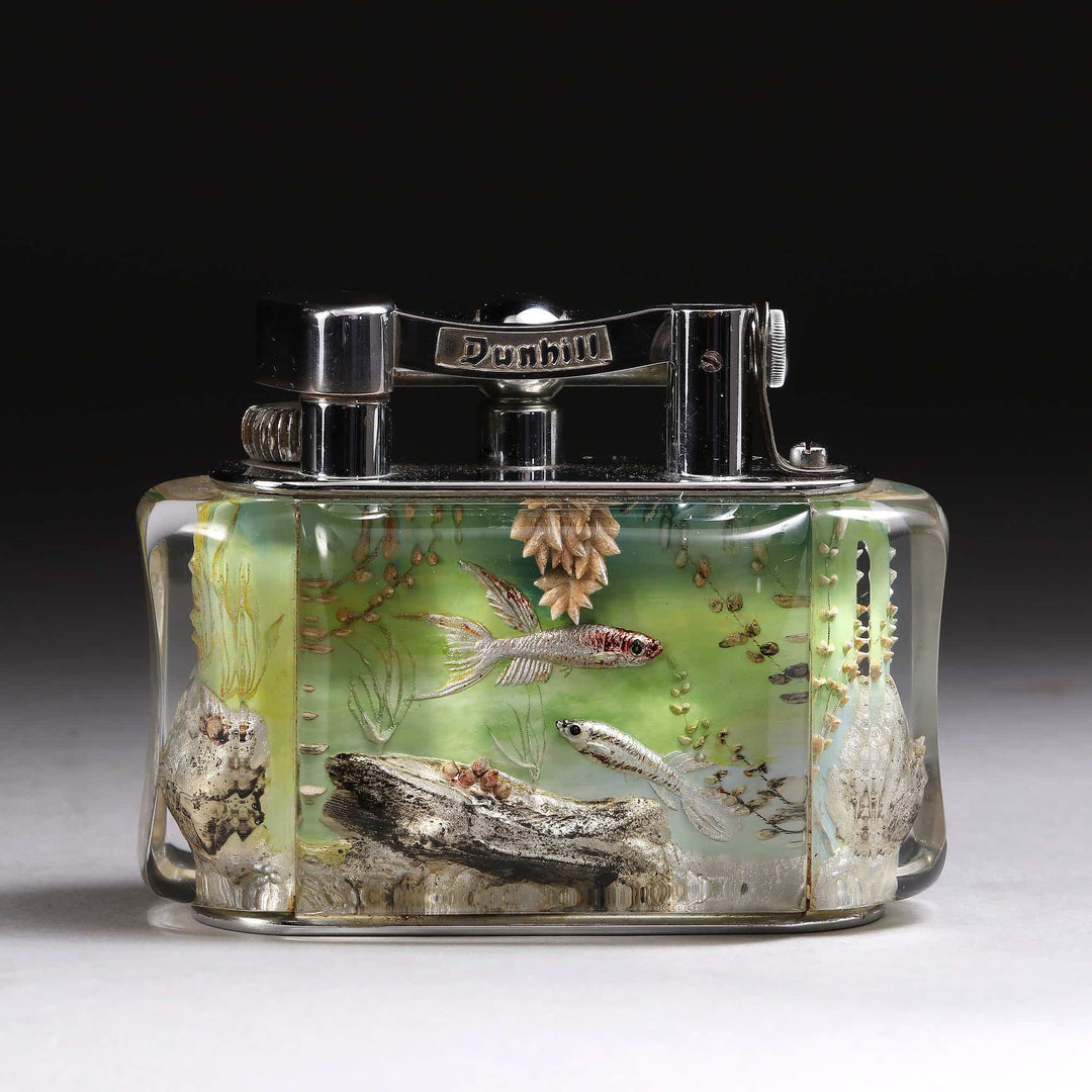 Half Giant Dunhill Tropical Aquarium Table Lighter