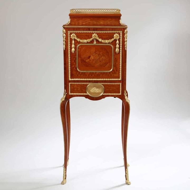 Napoleon III Fall Front Secretaire Cabinet with gilt bronze mounts by Nicholas Wells Antiques