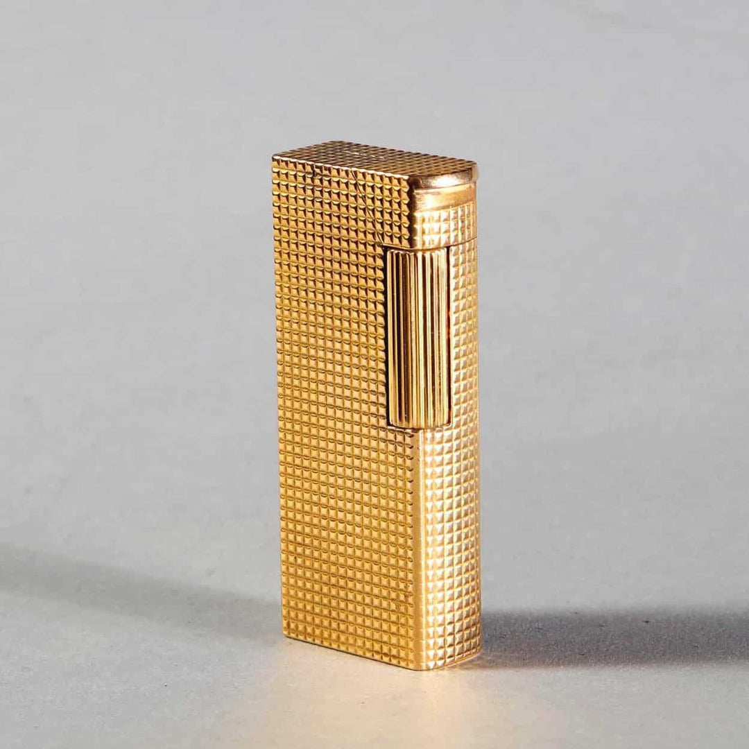 Very Rare 'Aldunil' Solid 18k Gold Rollagas Lighter