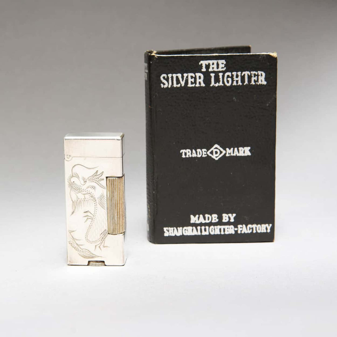 The Silver Lighter - Shanghai Dunhill Mini Lighter Factory - Rare