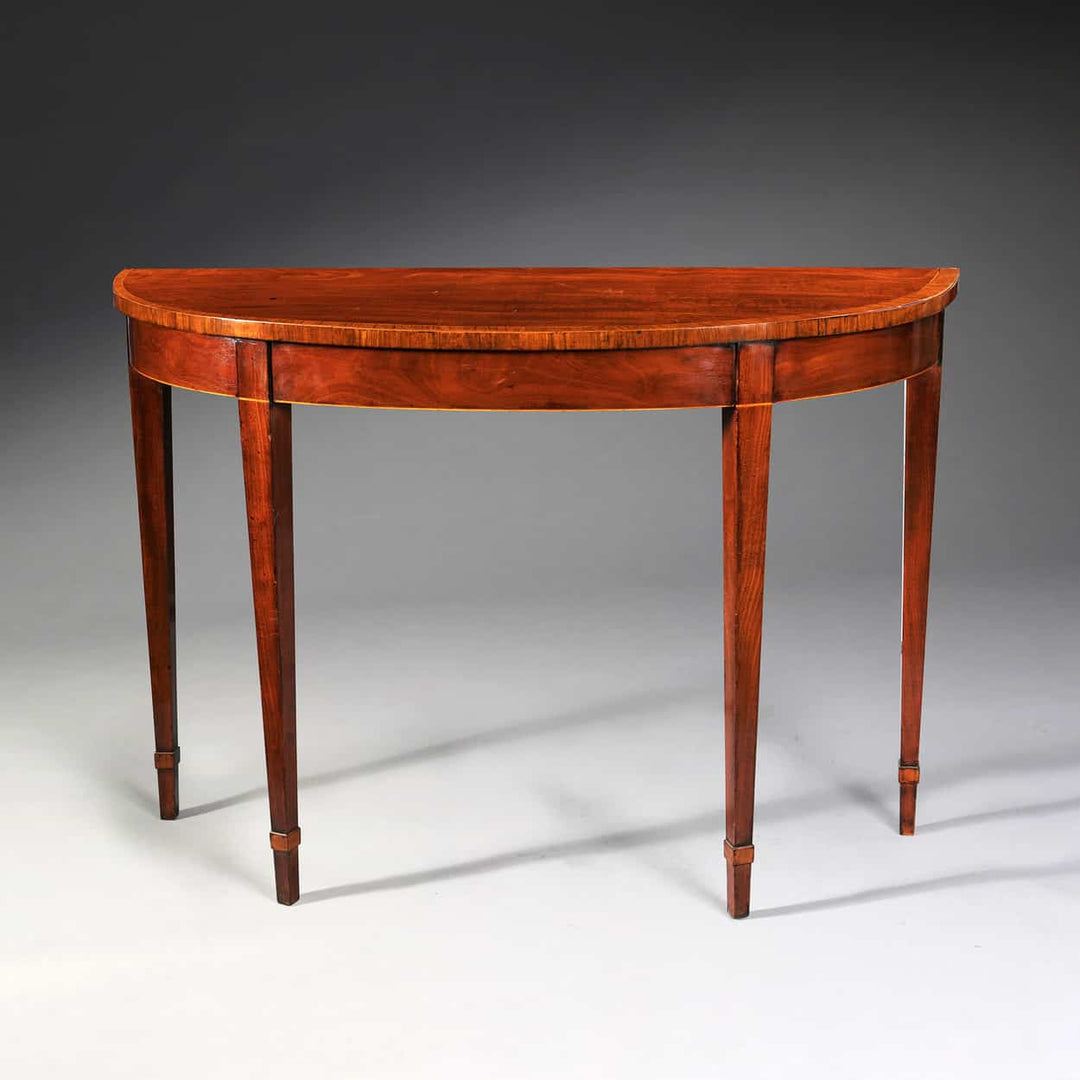 George III Mahogany Console Table
