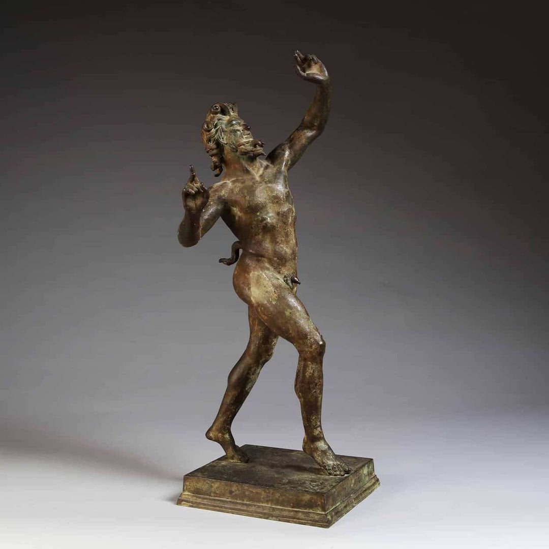 Chiurazzi Bronze Faun Statue After the Antique