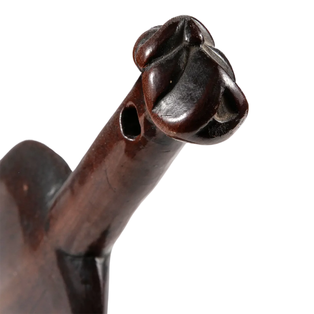 Maori Kotiate Hand Club New Zealand carved from Vesi wood 18th-century traditional Maori weapon detail close-up