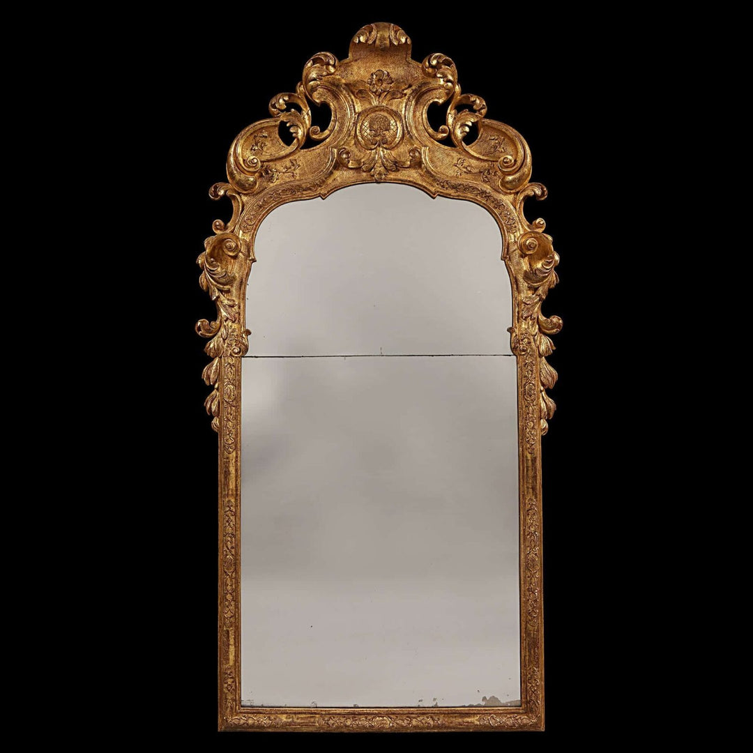 Early 18th Century Giltwood Pier Mirror 155x83cm
