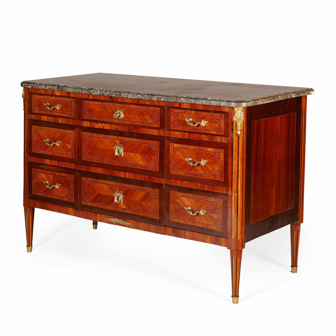 Louis XVI Breakfront Commode