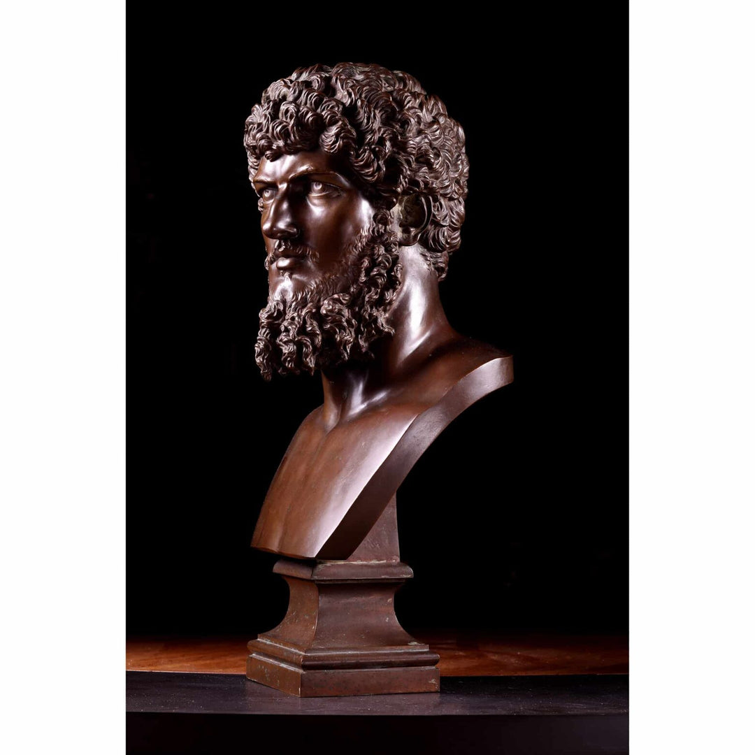 Barbedienne After the Antique Bust of Lucius Verus, France, 19th century