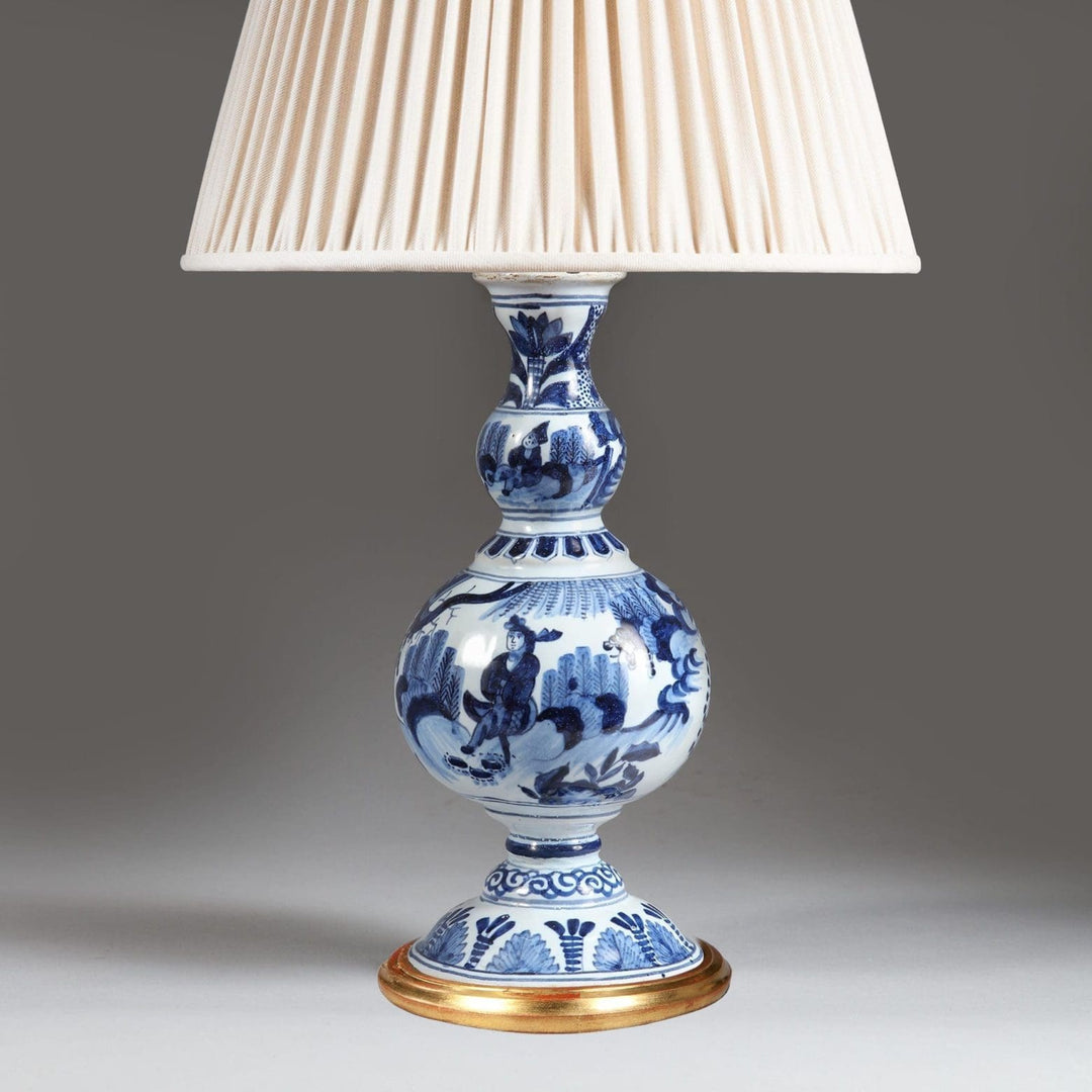 Delft Blue and White Lamp