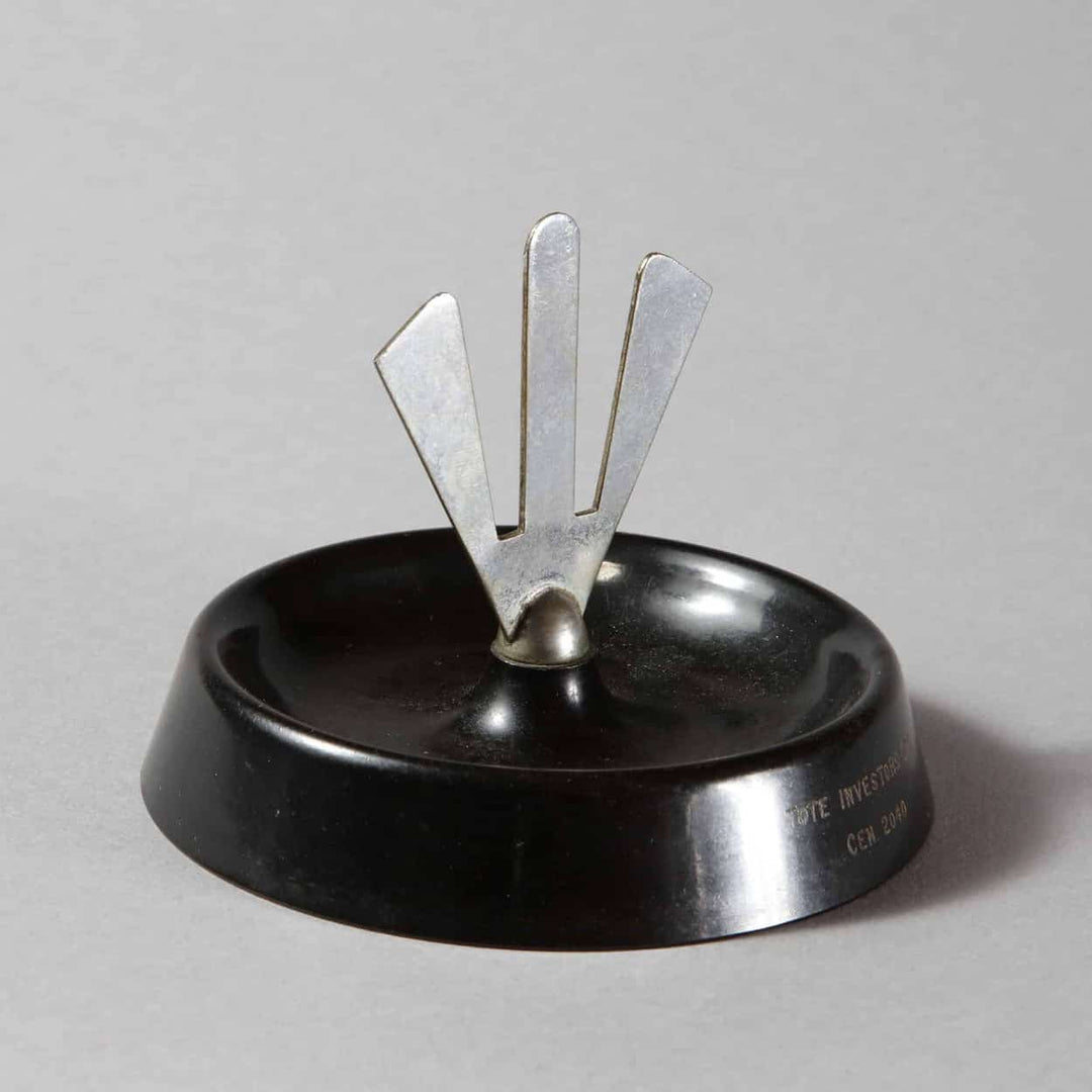 Dunhill bakelite and chrome ' Prong ' Ashtray