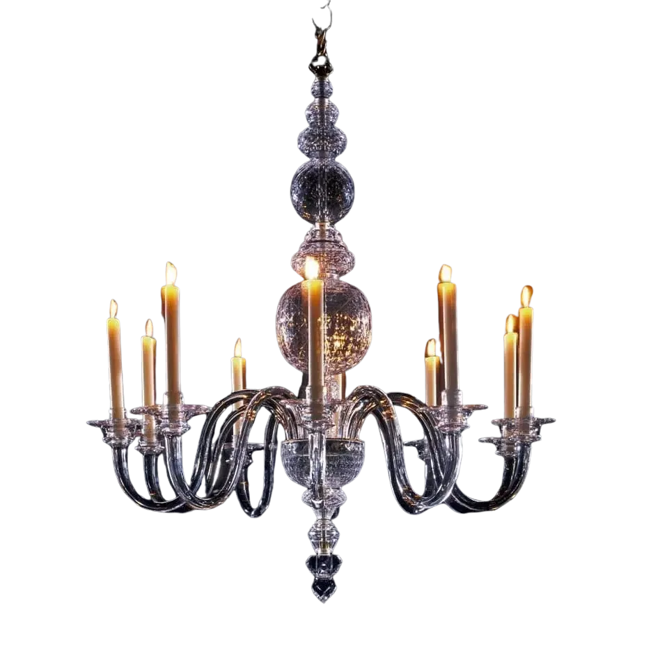 10 light Early 18th Century Style Chandelier