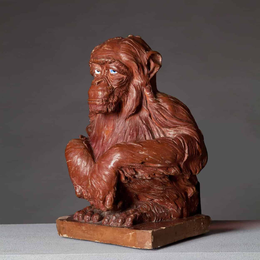 Terracotta Sculpture Of A Monkey