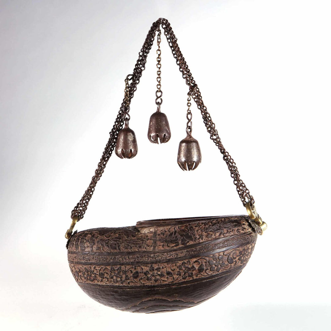Qajar Coco De Mer Kashkul, Persia, 19th Century