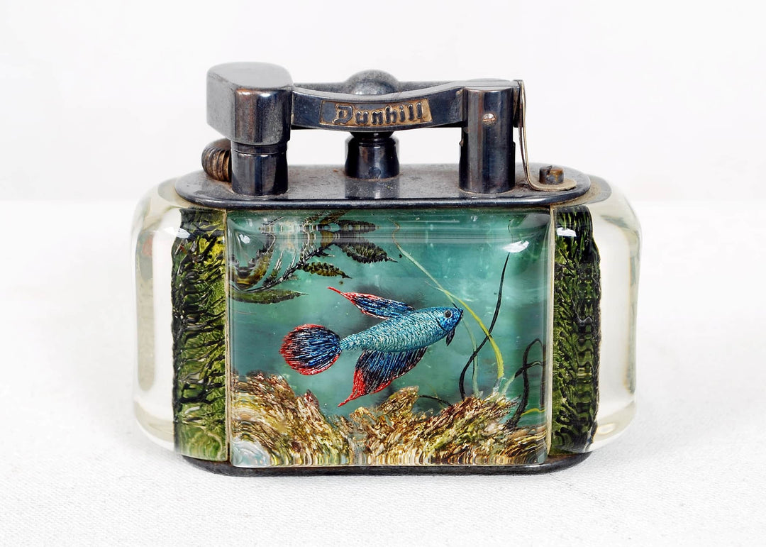 The Ali Khan Dunhill Aquarium Half Giant Table Lighter