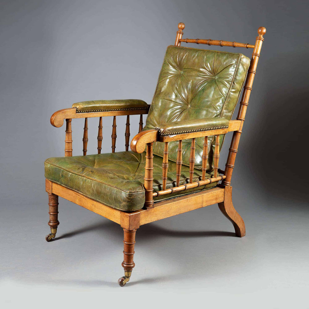 A william IV mahogany easy chair