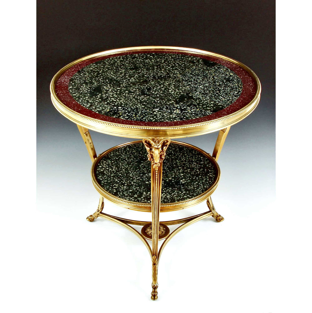 Lapis Spartanus Grecian Porphyry & Imperial Egyptian Porphyry centre table