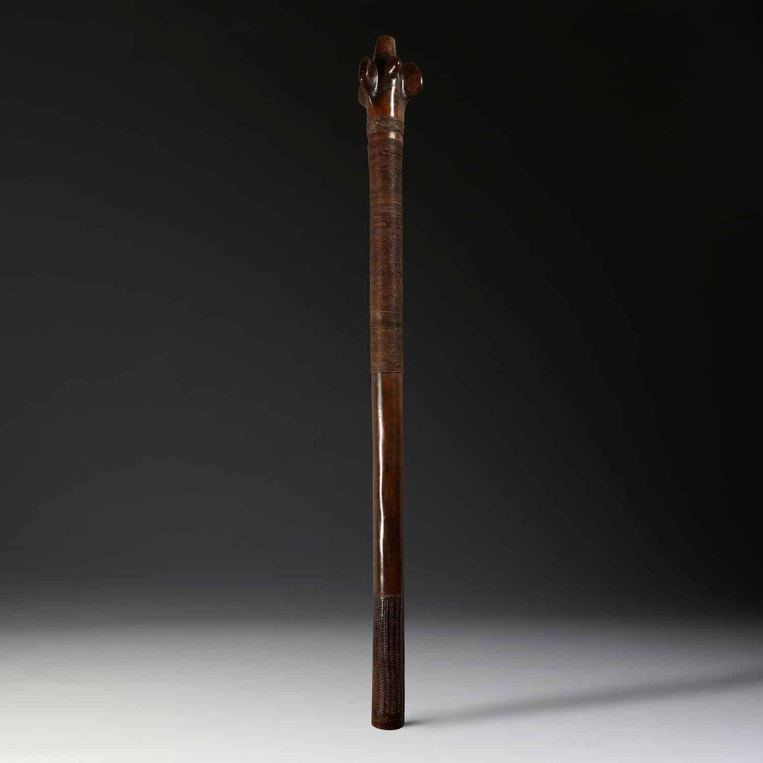A Substantial Rootstock Oceanic Fijian Tribal War Club