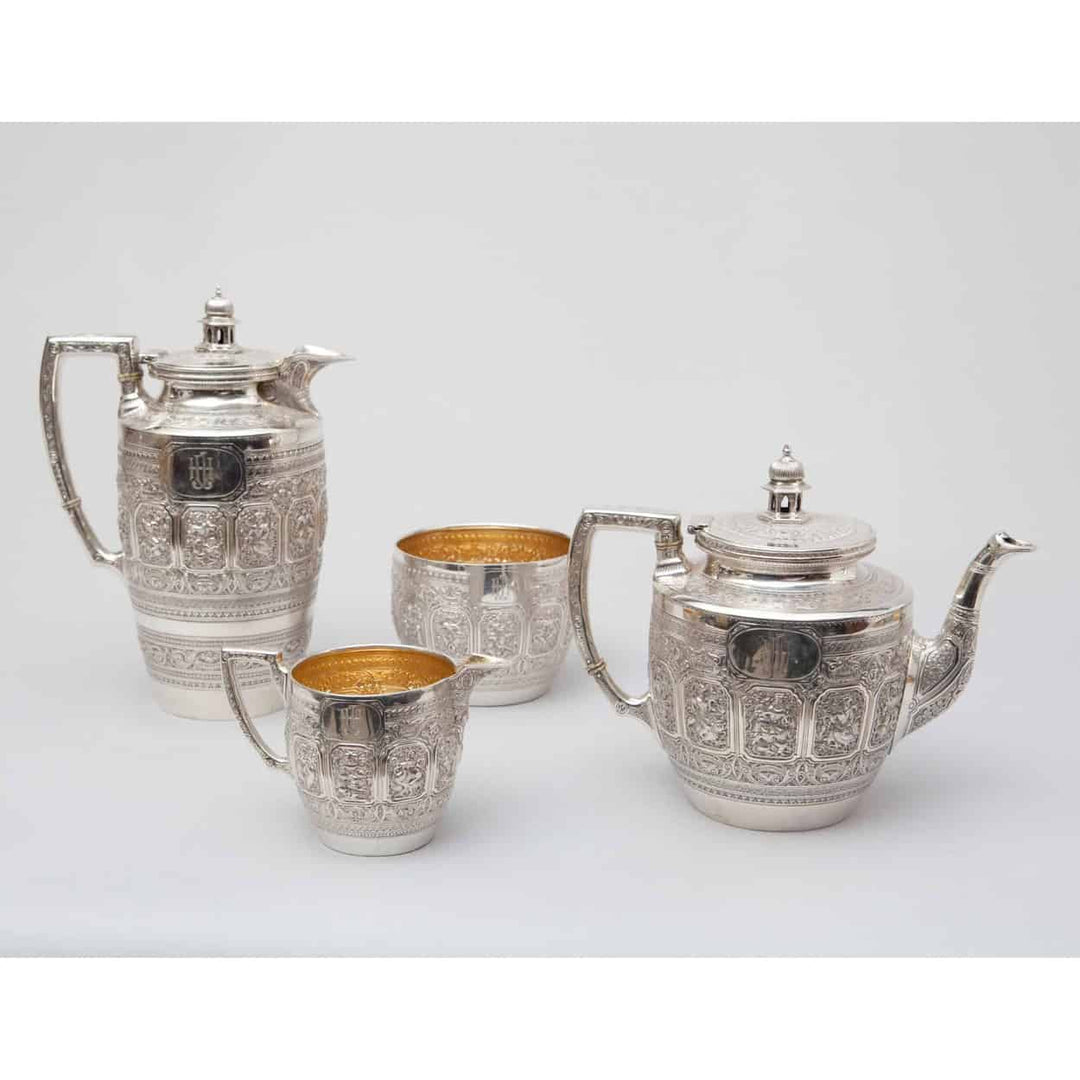 A Fine Scottish Silver Service For The Indian Market