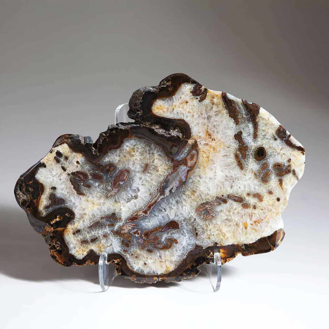 Brazilian solid agate