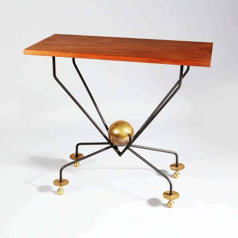 French Mid Century Vintage Console Table