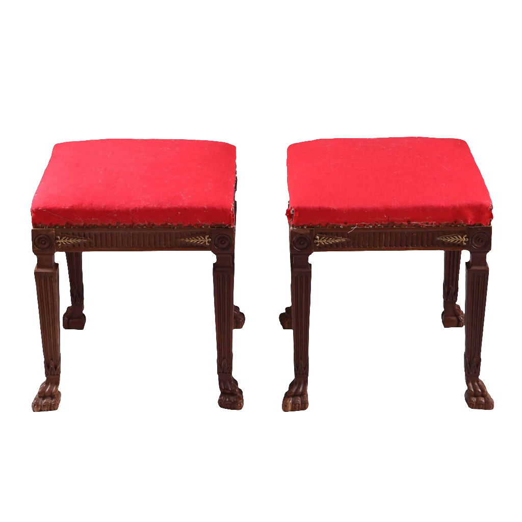 Pair of Empire Style Stools