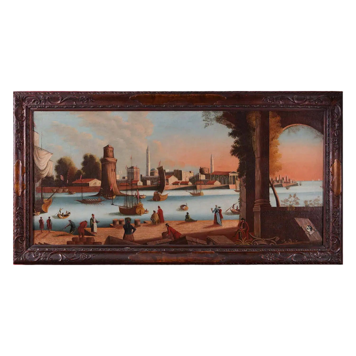 Large Decorative Mediterranean View
