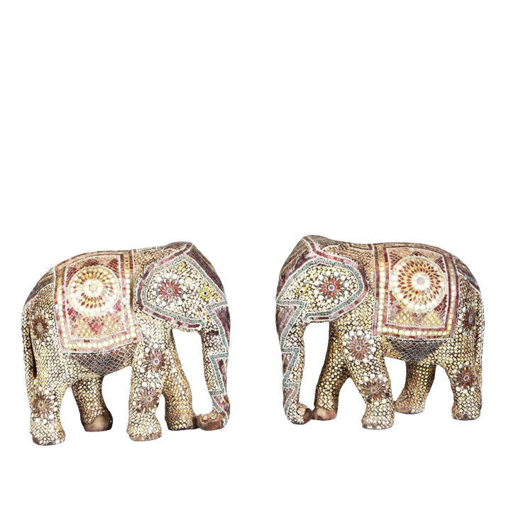 Decorative pair of Indian Elephants