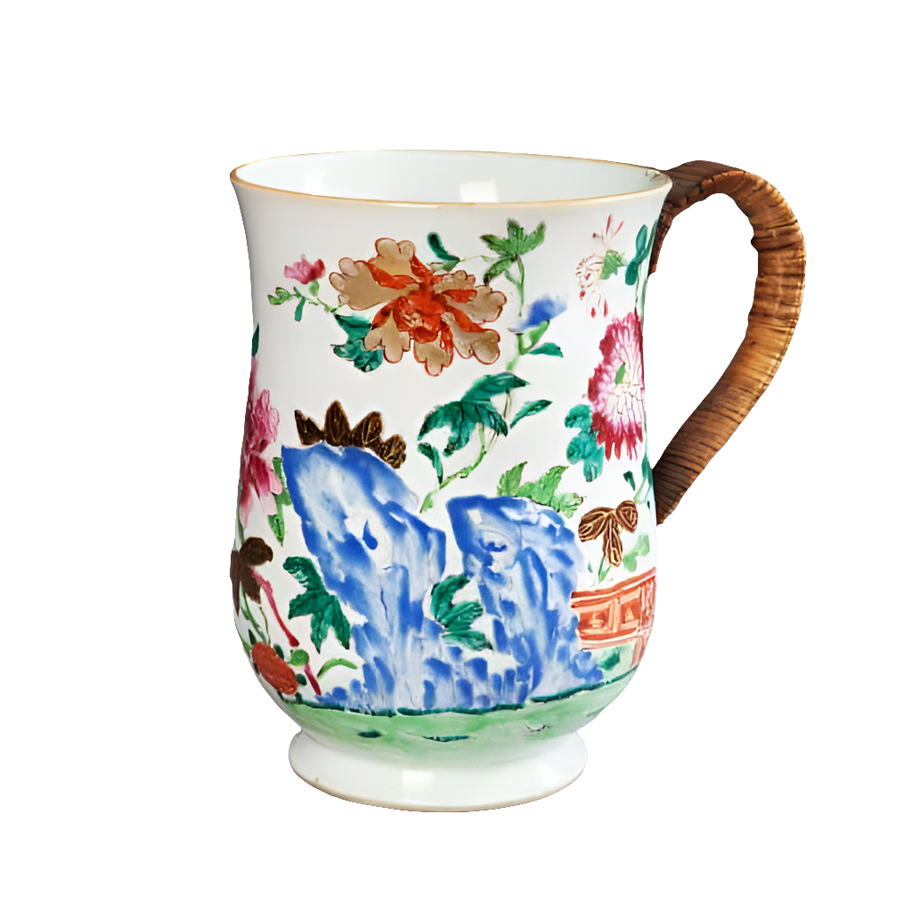 Chinese Export Famille Rose Porcelain Mug