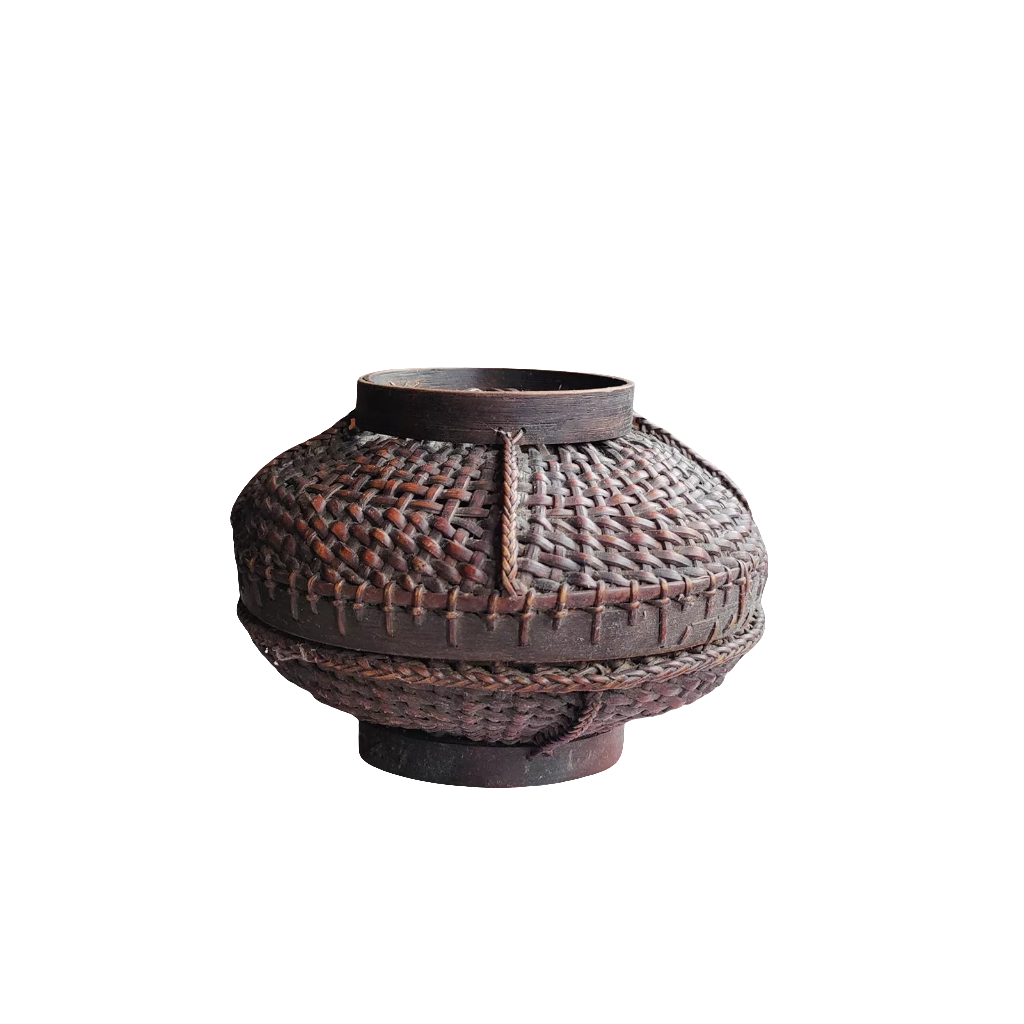 Ifugao, Philippine Bamboo Rattan Box / Bowls