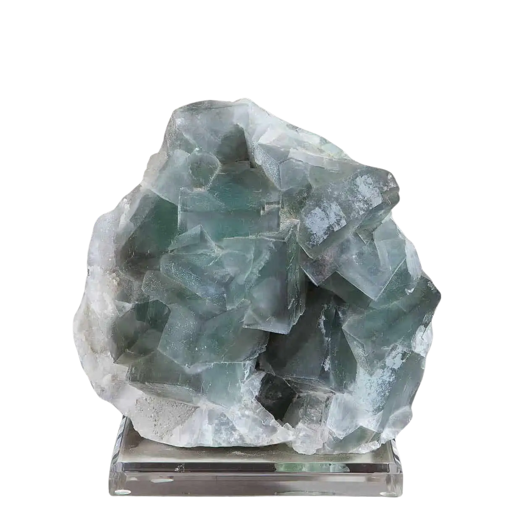 Large Green Fluorite Specimen With Phantom-Growth Zoning