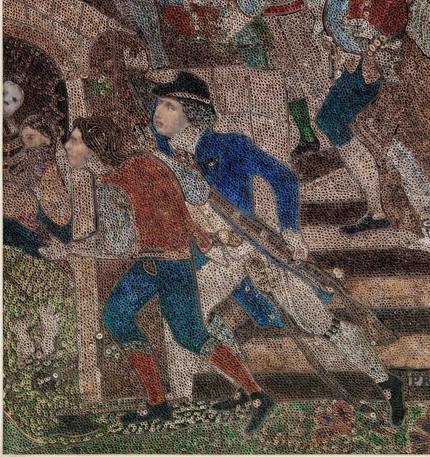 Napoleon Thomas | French Revolution Rolled Paper Picture ‘Storming The Bastille’