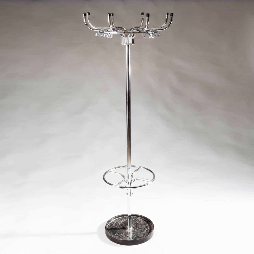 Mid Century Chrome Hall Stand