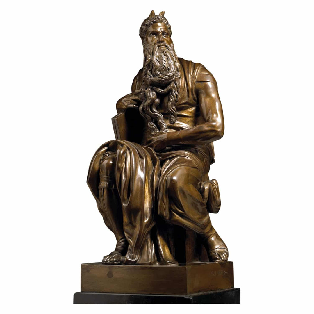 Bronze Statue of Moses After Michelangelo