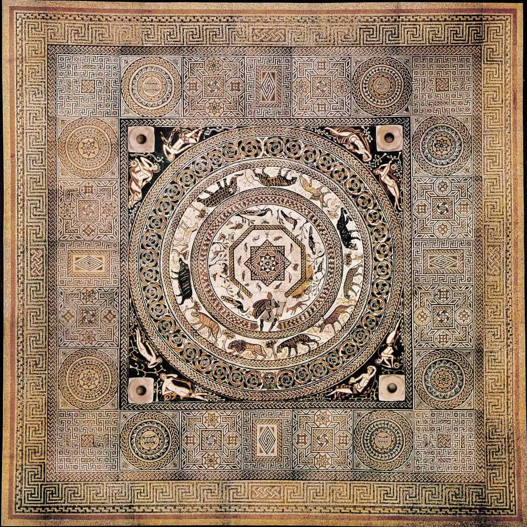 The Great Pavement of Woodchester Roman Mosaic Floor