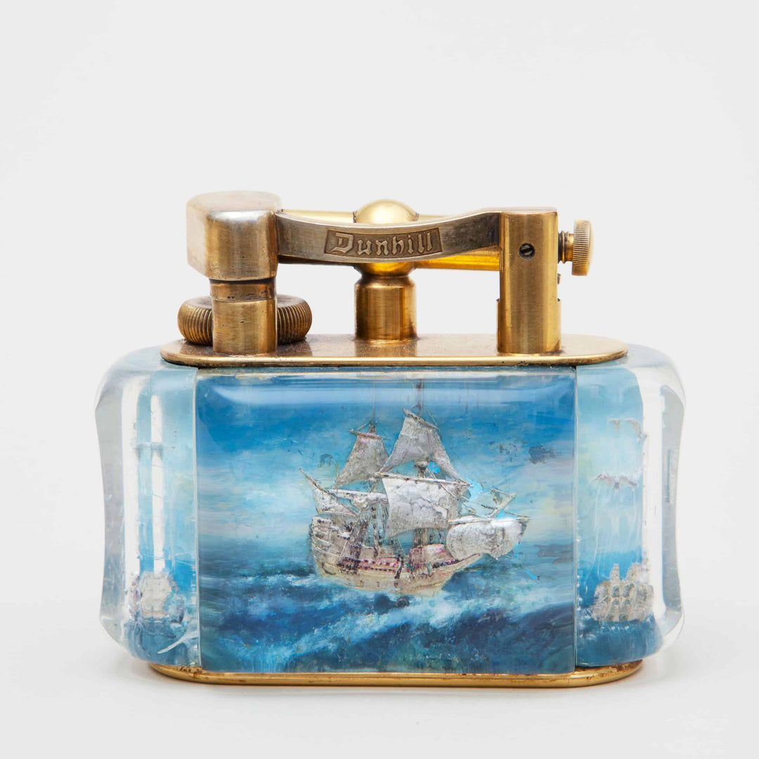 Sold Half Giant Dunhill Ship The Royal William Table Lighter
