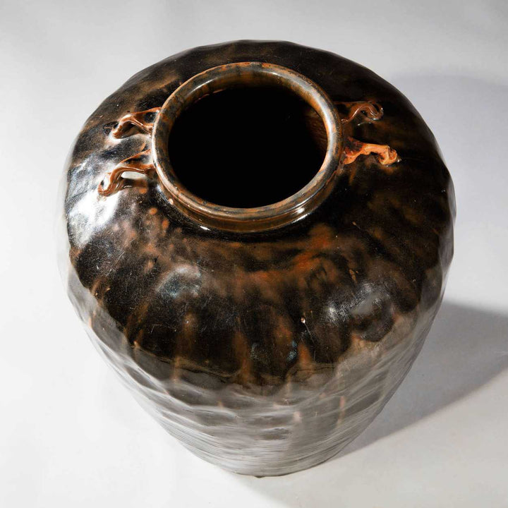 South China Sea Dark Glazed Large Storage Jar