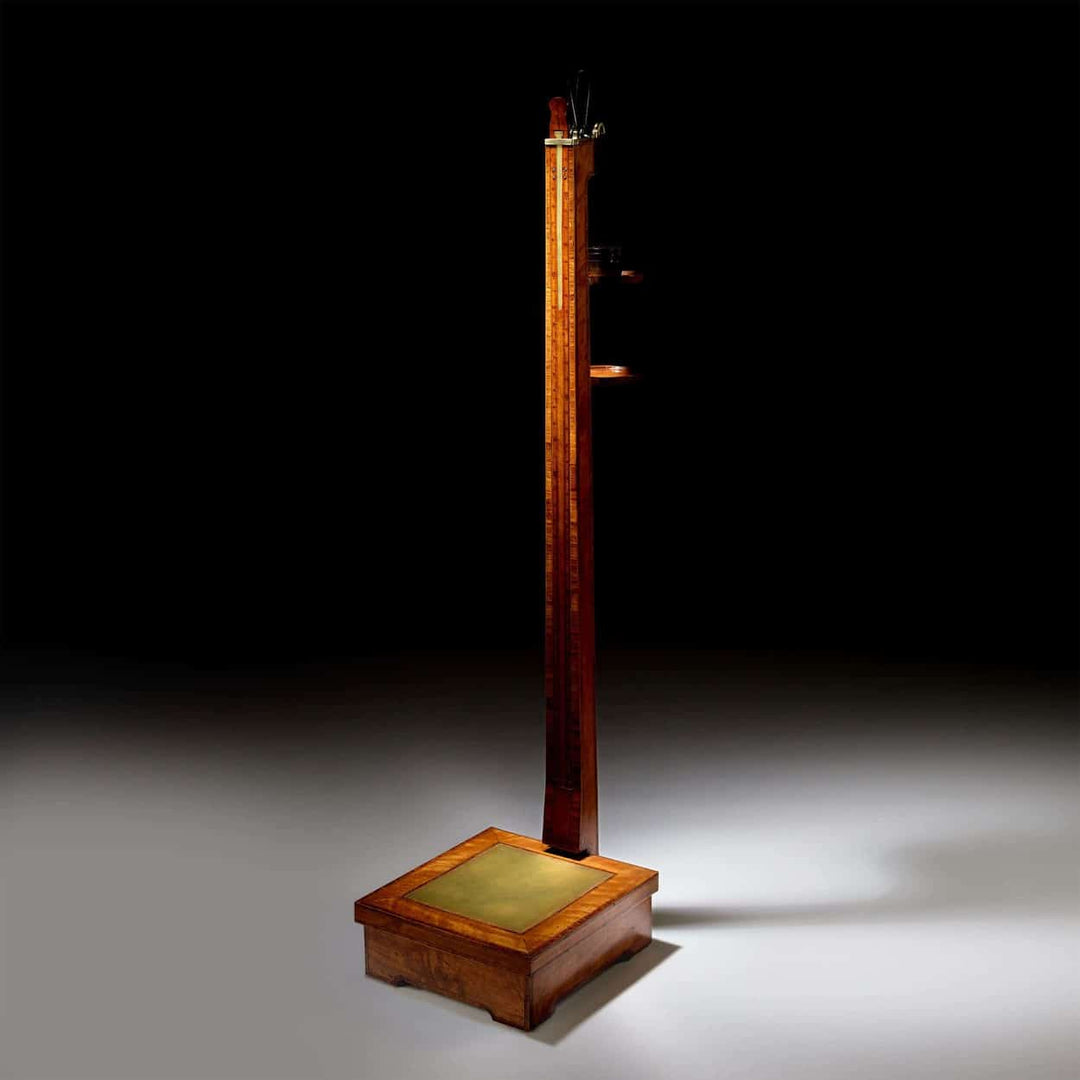 Thomas Weeks Satinwood Regency Period Personal Mechanical Weighing Scales