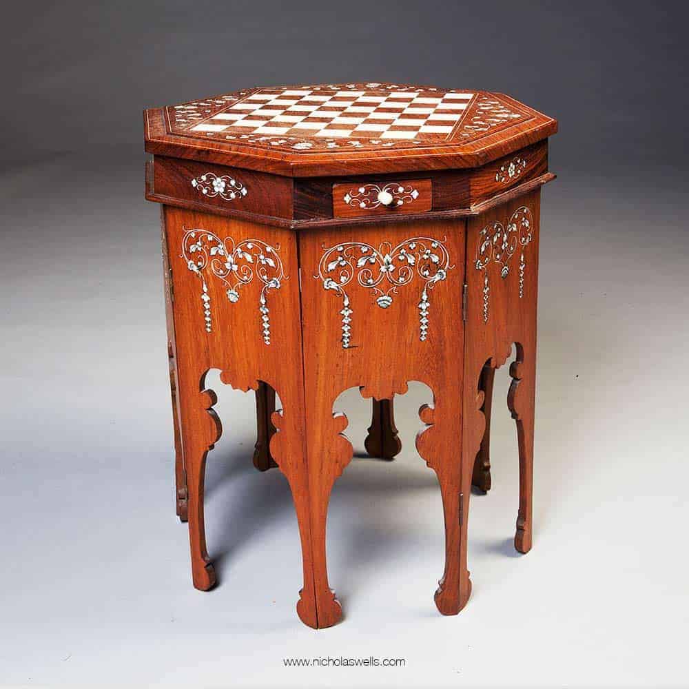 Two Mysore Indian Lamp Tables
