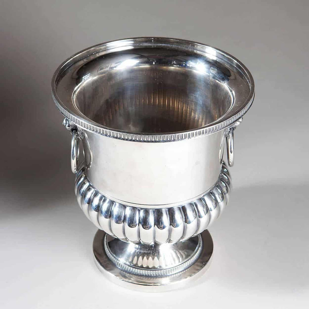 Vintage Silver Plate Campagna Form Wine Cooler