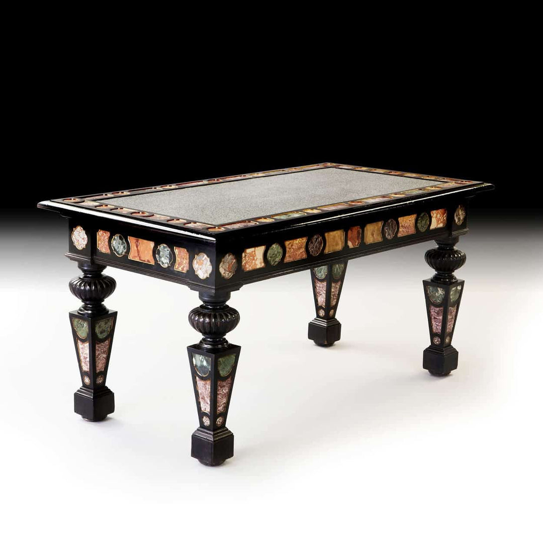 Important Antique Italian Marble Centre Table