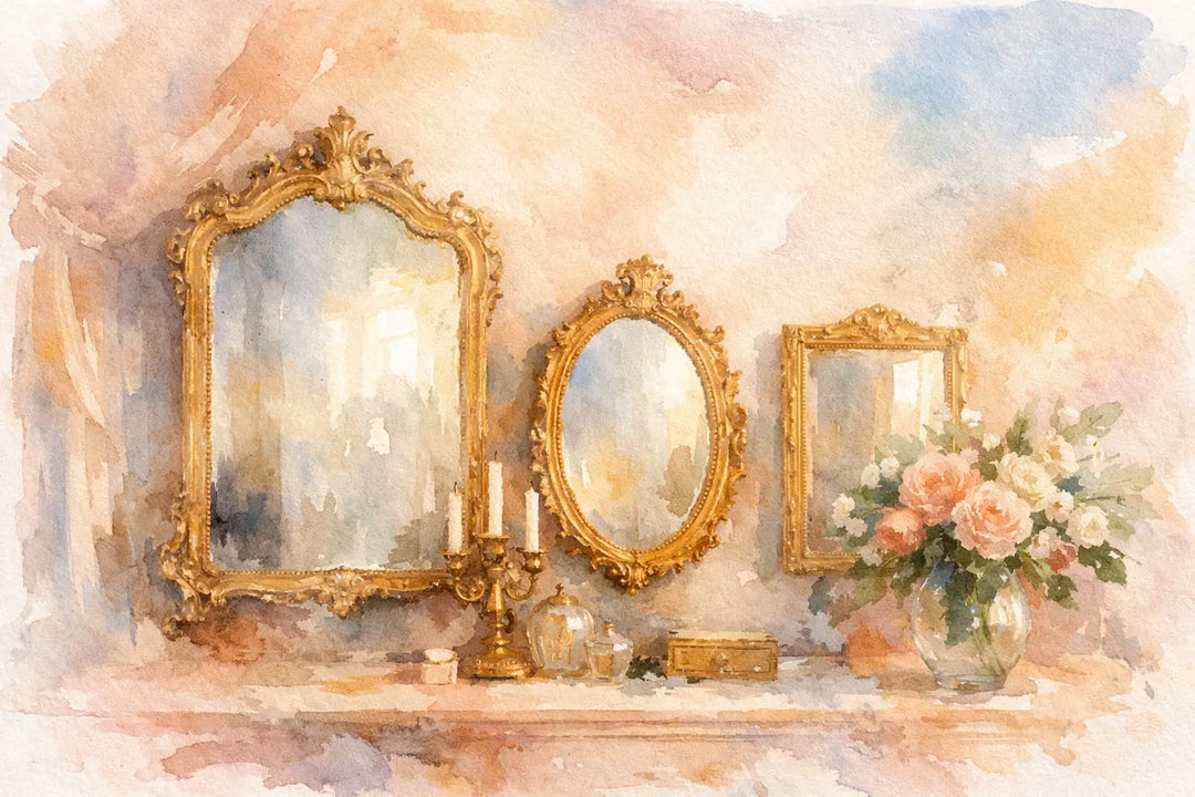 How to Style Antique Mirrors with Confidence