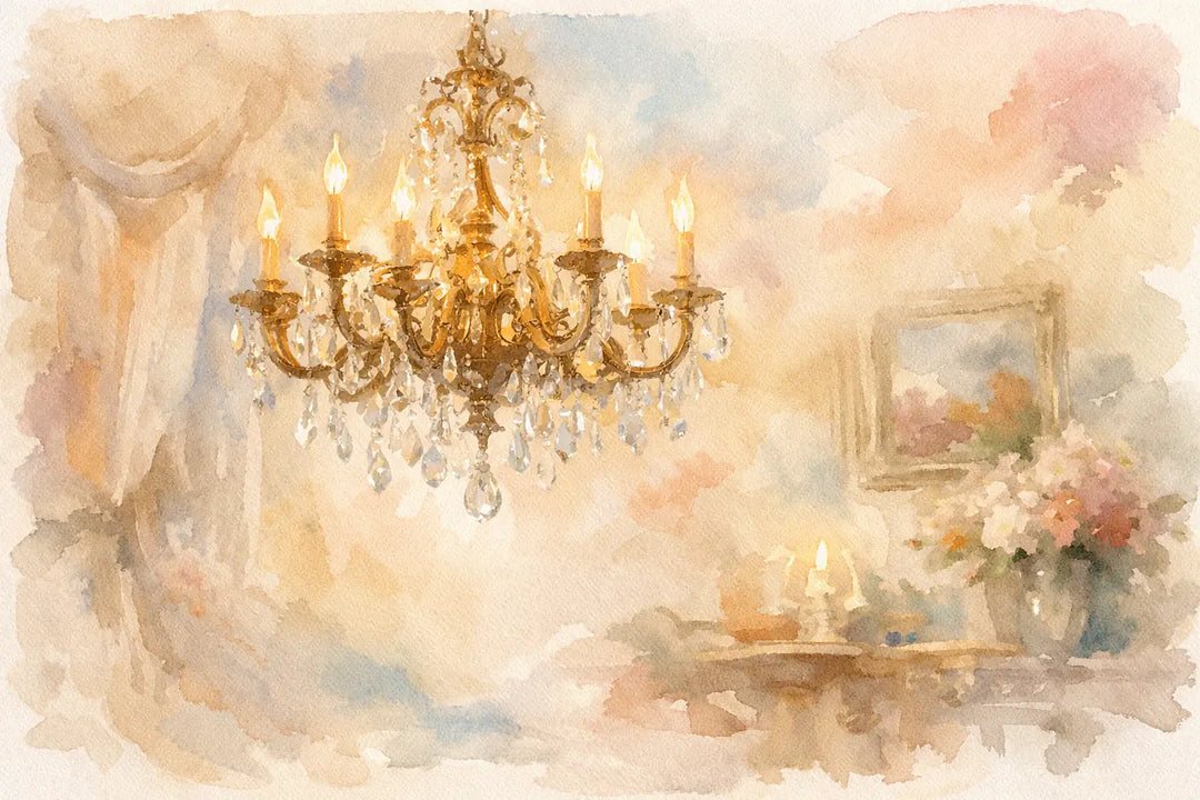 How to Style Antique Chandeliers Well