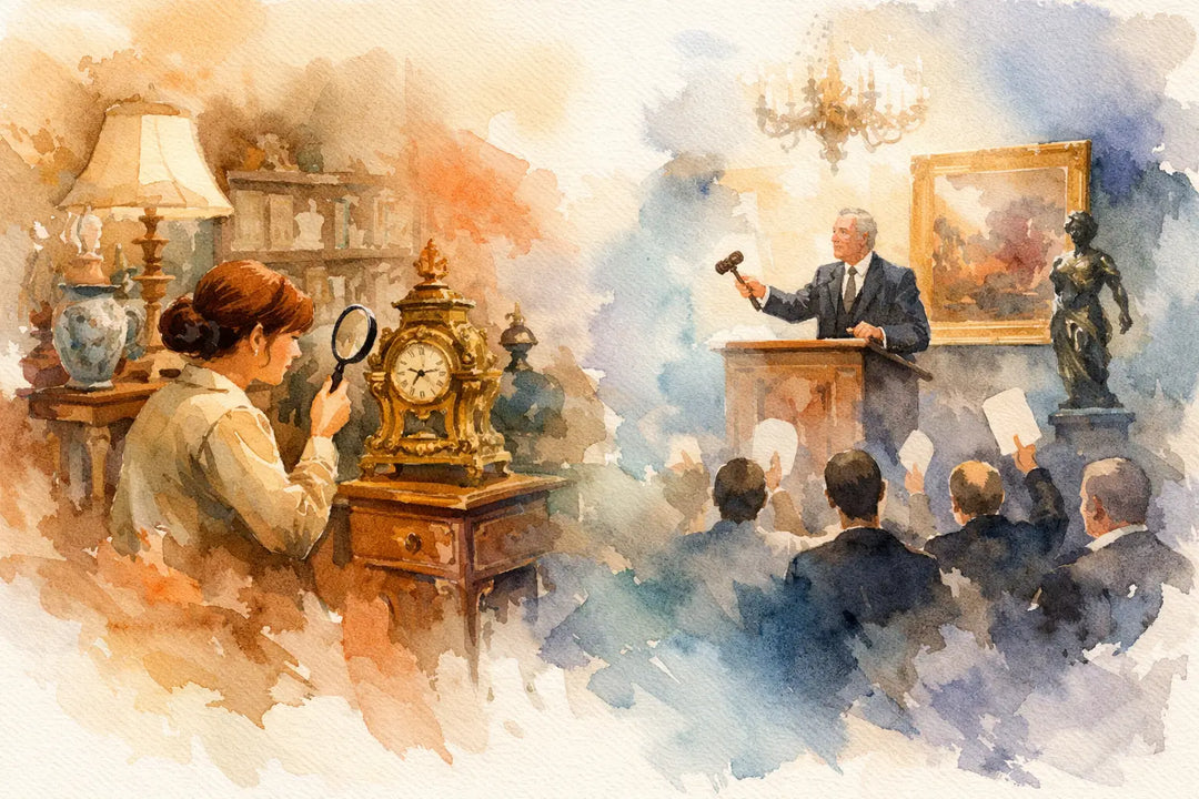 Antique Dealer vs Auction House