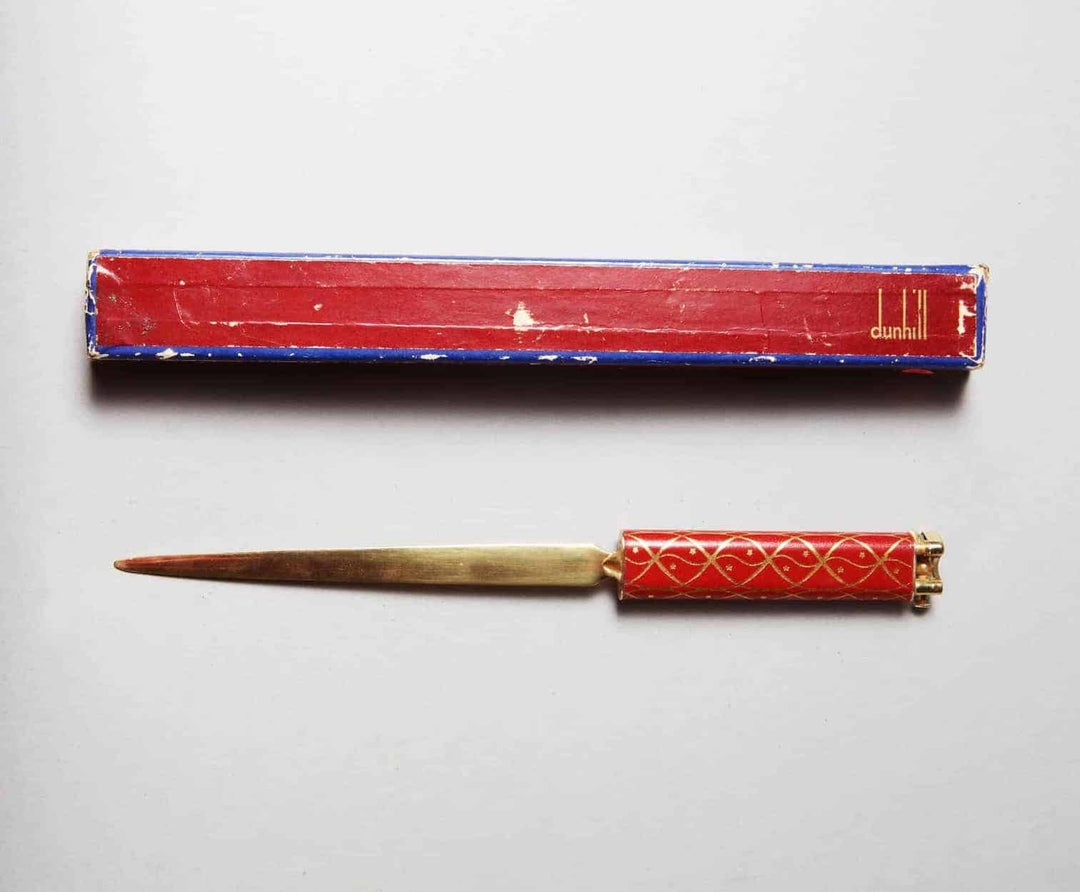 Red Dunhill Sylph Boxed paper Knife Lighter