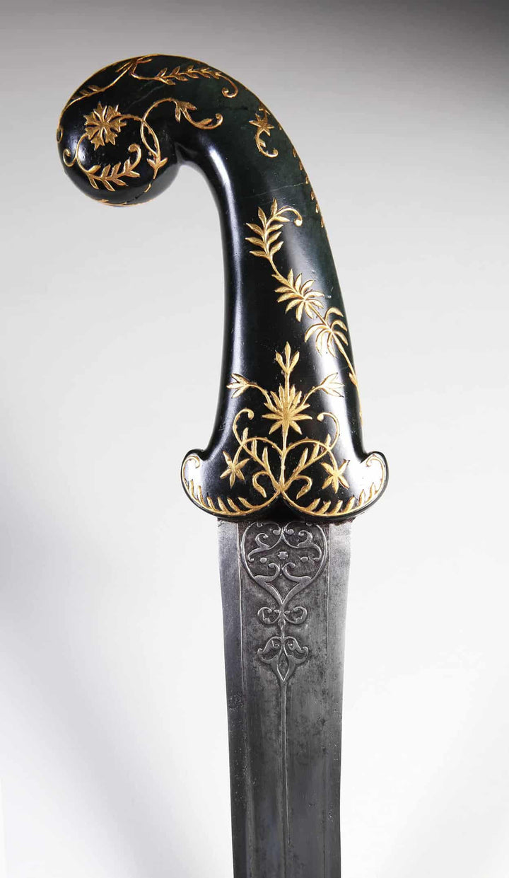 NEPHRITE JADE KHANJAR DAGGER