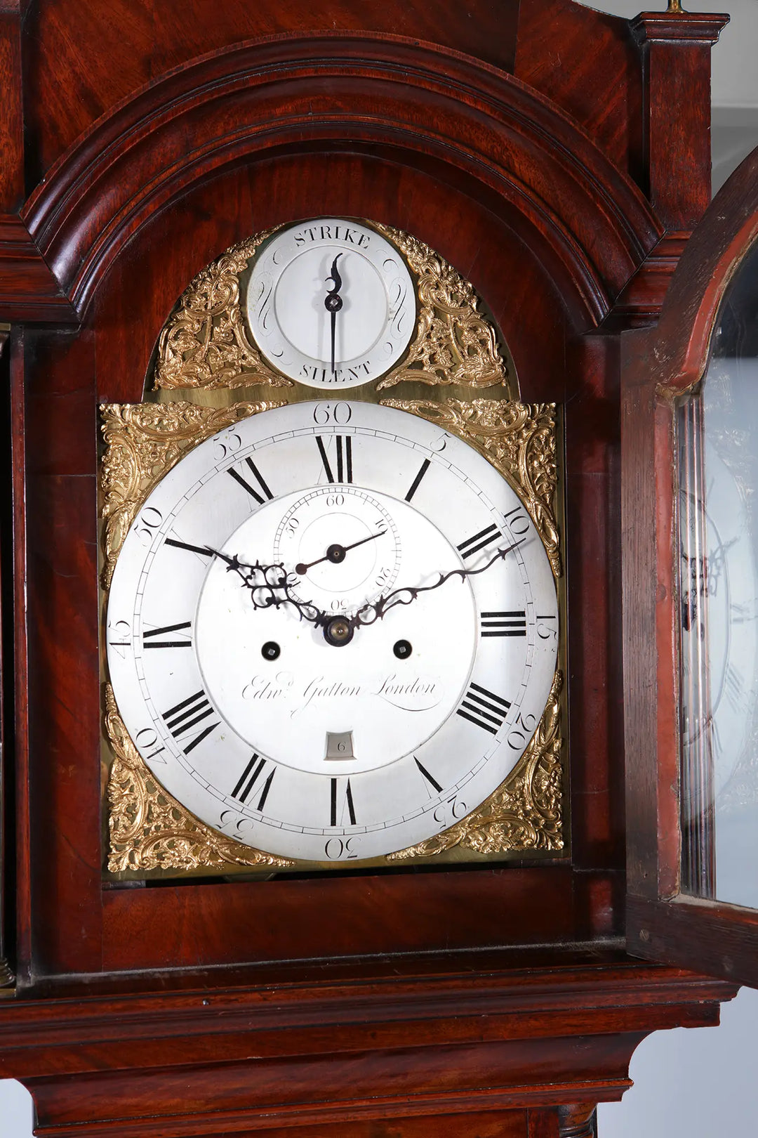 George III Mahogany Longcase Clock