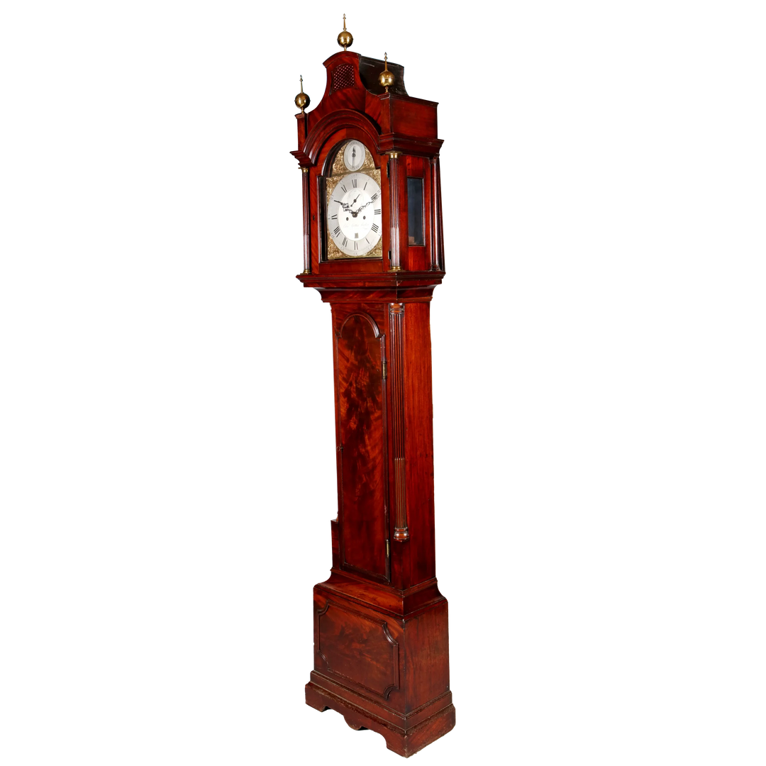 George III Mahogany Longcase Clock