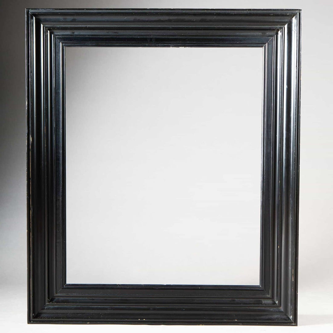 North European Black Ebonised Molded Frame