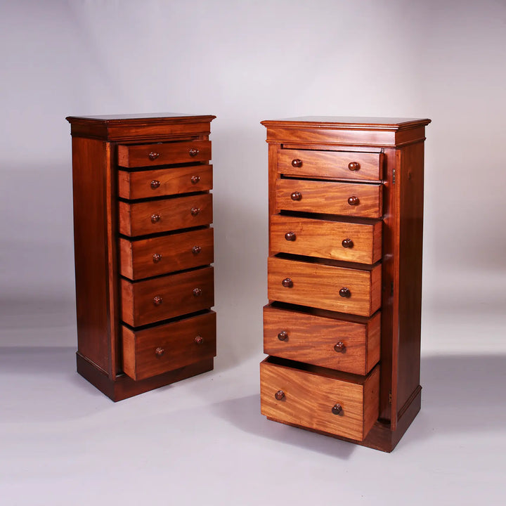 PAIR OF WELLINGTON CHESTS