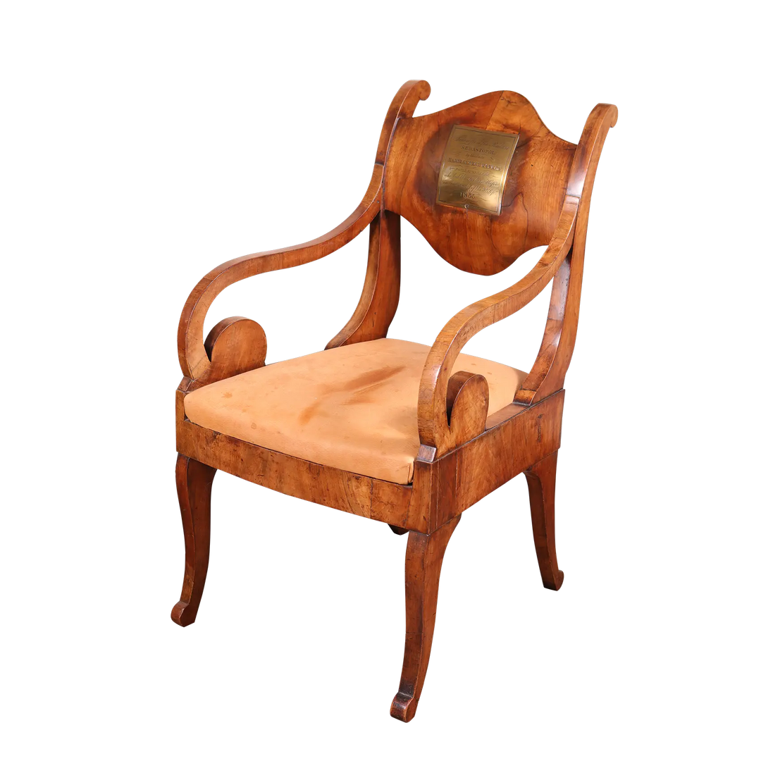 Antique Baltic Armchair Seized During the Crimean War